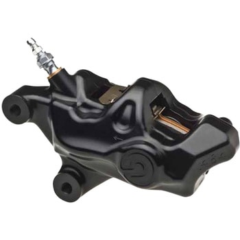 484 logonero アキシャル CNC 4P キャリパー ブラックアルマイト ブラックロゴ 左 120.B814.69 - brembo