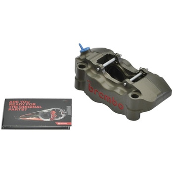 レーシング ラジアル CNC 4P キャリパー ハードアルマイト レッドロゴ 左 XA7.89.10 brembo