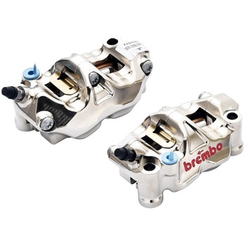 GP4-RX ラジアル CNC 4P キャリパー ニッケルコーティング レッドロゴ 左右セット 220.B010.10 brembo