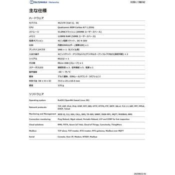 TRB142 産業向けRS232 to LTEゲートウェイ 技適認証 テルトニカ・ネットワークス