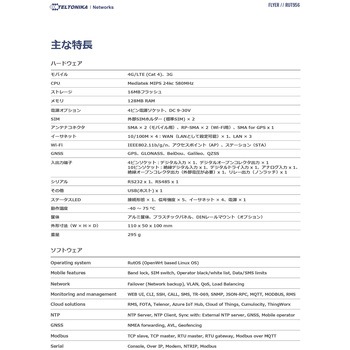 RUT956 産業向けセルラールーター 日本モデル 技適認証 テルトニカ・ネットワークス