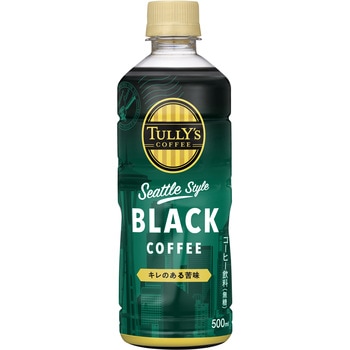 TULLY’S COFFEE(タリーズコーヒー) Seattle Style BLACK PET500ml 伊藤園