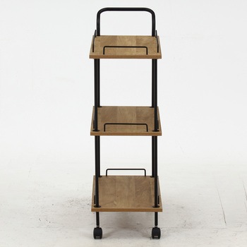 EZBOツイストロック キッチンカート OAK NA 不二貿易