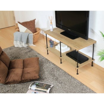 EZBOツイストロック TV台90幅 OAK NA 不二貿易
