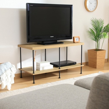 EZBOツイストロック TV台90幅 OAK NA 不二貿易