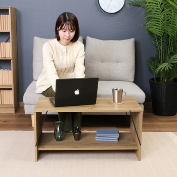 EZBOワイヤーテーブル OAK NA 不二貿易