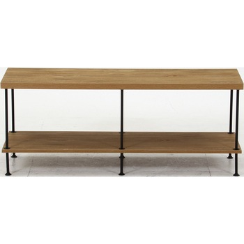 EZBOツイストロック TV台120幅 OAK NA 不二貿易