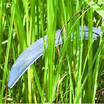 角度変更のできる鎌(万能草刈刃)1050mm柄 石黒金属