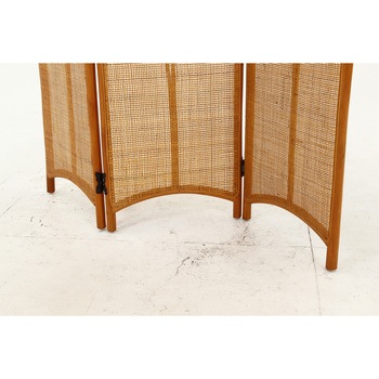 ラタン スクリーン 3連 HY 不二貿易