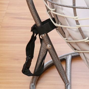 ペット用ハンギングチェア 半円 GY - 不二貿易