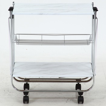 大理石柄フォールディングワゴン 不二貿易