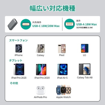 モバイルバッテリー AUKEY(オーキー)