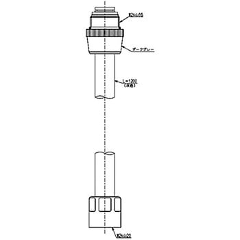 TH563-1 シャワーホース部・TL12C型用 TOTO グレー色 - 【通販モノタロウ】