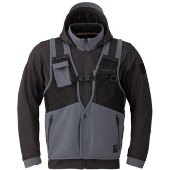 RSJ347 �I�[�o�[���b�v ���b�V���p�[�J RS�^�C�` �FBLACK/GUNMETAL �T�C�Y3XL  RSJ347 06107651