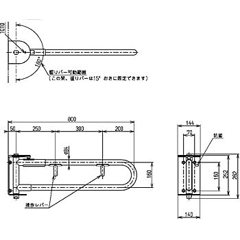 T112CSW8S#P7 �����肷�� �X�C���O�EW���o�[ TOTO 06121167