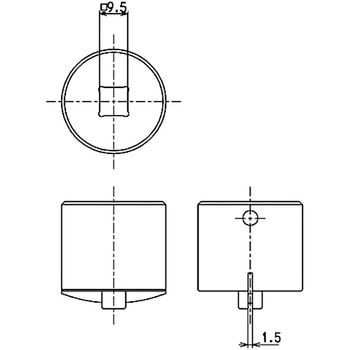 TZ115-9 開閉工具(TEA90型他用) 1個 TOTO 【通販モノタロウ】