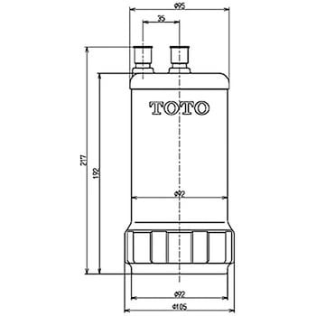 TOTO TH634-2 ビルトイン形浄水器用 カートリッジ 13物質除去 1個