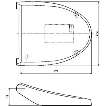 TCH693-1RS#SC1 �ւӂ��g�i TOTO 06124055