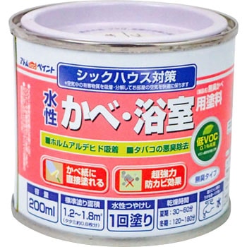 水性つや消し かべ・浴室用塗料 アトムハウスペイント