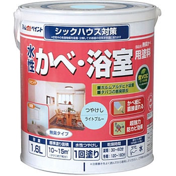 水性つや消し かべ・浴室用塗料 アトムハウスペイント