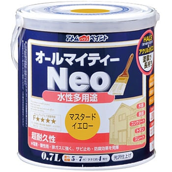 水性つやあり多用途塗料 オールマイティーネオ アトムハウスペイント