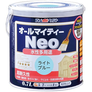 水性つやあり多用途塗料 オールマイティーネオ アトムハウスペイント