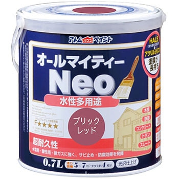 水性つやあり多用途塗料 オールマイティーネオ アトムハウスペイント