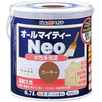 水性つやあり多用途塗料 オールマイティーネオ アトムハウスペイント
