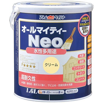 水性つやあり多用途塗料 オールマイティーネオ アトムハウスペイント