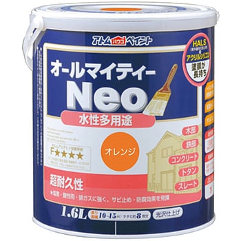 水性つやあり多用途塗料 オールマイティーネオ アトムハウスペイント