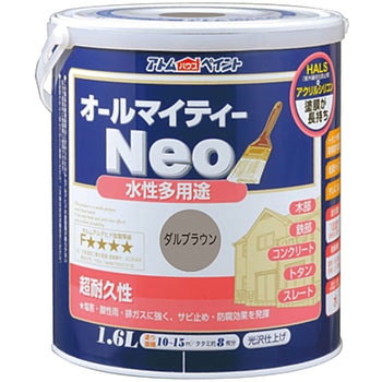 水性つやあり多用途塗料 オールマイティーネオ アトムハウスペイント