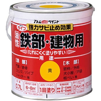さび止め効果に優れた油性鉄部・木部専用塗料「ライフ」 アトムハウスペイント