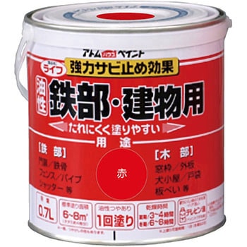 さび止め効果に優れた油性鉄部・木部専用塗料「ライフ」 アトムハウスペイント