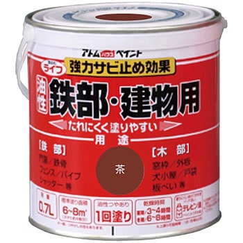 さび止め効果に優れた油性鉄部・木部専用塗料「ライフ」 アトムハウスペイント