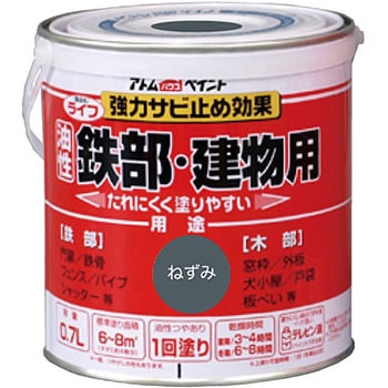 さび止め効果に優れた油性鉄部・木部専用塗料「ライフ」 アトムハウスペイント