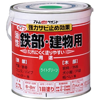 さび止め効果に優れた油性鉄部・木部専用塗料「ライフ」 アトムハウスペイント