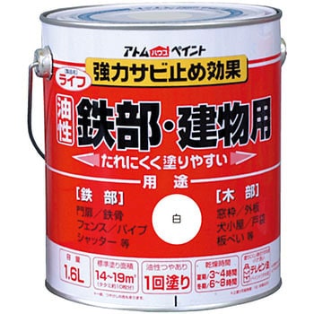 さび止め効果に優れた油性鉄部・木部専用塗料「ライフ」 アトムハウスペイント