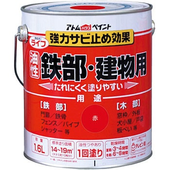 さび止め効果に優れた油性鉄部・木部専用塗料「ライフ」 アトムハウスペイント