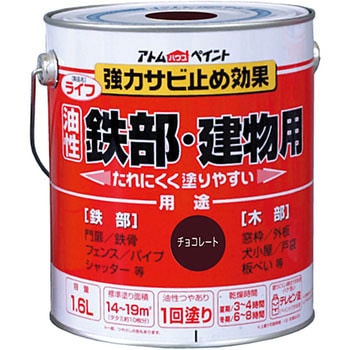 さび止め効果に優れた油性鉄部・木部専用塗料「ライフ」 アトムハウスペイント