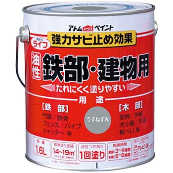 さび止め効果に優れた油性鉄部・木部専用塗料「ライフ」 アトムハウスペイント