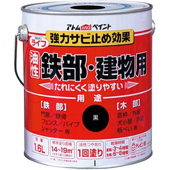さび止め効果に優れた油性鉄部・木部専用塗料「ライフ」 アトムハウスペイント