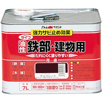 さび止め効果に優れた油性鉄部・木部専用塗料「ライフ」 アトムハウスペイント