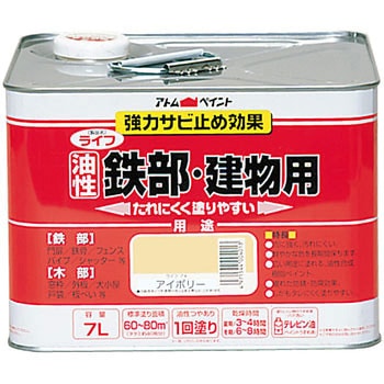 さび止め効果に優れた油性鉄部・木部専用塗料「ライフ」 アトムハウスペイント
