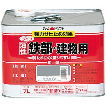 さび止め効果に優れた油性鉄部・木部専用塗料「ライフ」 アトムハウスペイント