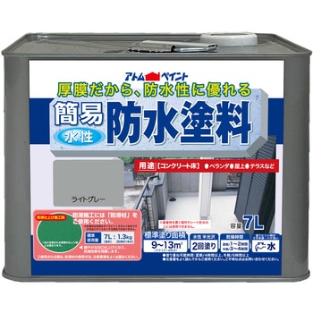 水性半つや 簡易防水塗料 アトムハウスペイント