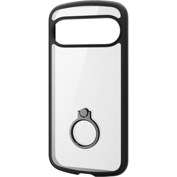 Google Pixel 9/9 Pro ケース ハイブリッド 衝撃吸収 軽量 カメラレンズ保護設計 リング付 TOUGH SLIM LITE エレコム