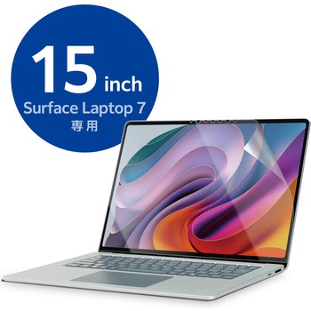 Surface Laptop 7 15インチ 用 保護フィルム 衝撃吸収 高透明 抗菌 指紋防止 指すべりなめらか 表面硬度3H エレコム