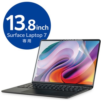Surface Laptop 7 13.8インチ 用 保護フィルム 衝撃吸収 高透明 抗菌 指紋防止 指すべりなめらか エレコム