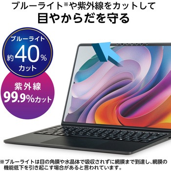 Surface Laptop 7 13.8インチ 保護フィルム ブルーライトカット 反射防止 抗菌 指紋防止 指すべりなめらか エレコム