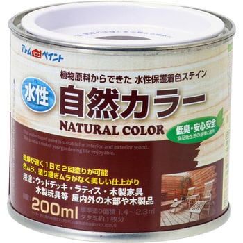 水性自然カラー(天然油脂木部用ステイン) アトムハウスペイント